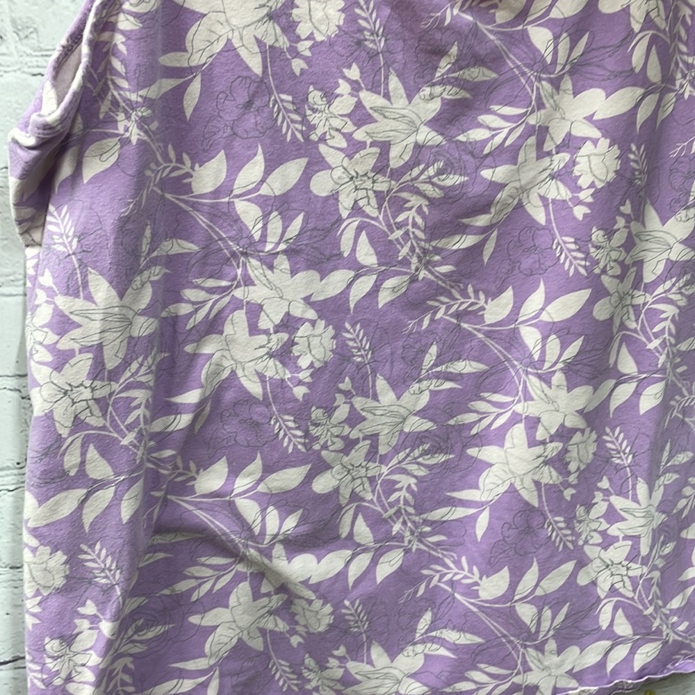 Duluth Trading Co Cotton spandex 2x floral tank top - Picture 2 of 6